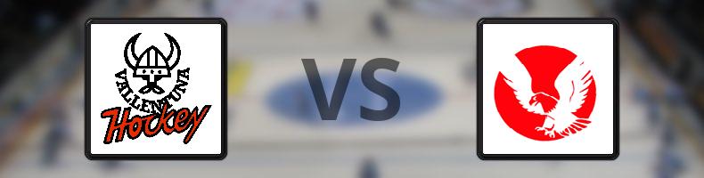 IF Vallentuna BK - Kalix Ungdoms HC odds, speltips, resultat i HockeyEttan