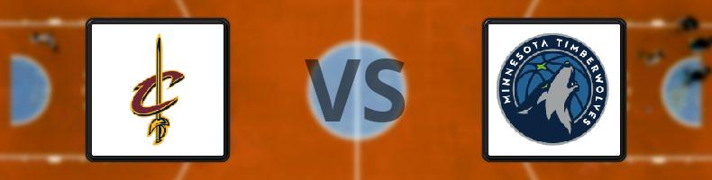 Cleveland Cavaliers - Minnesota Timberwolves odds, speltips, resultat i NBA