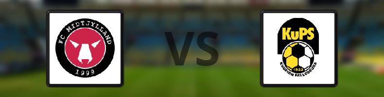 Midtjylland - KuPS odds, speltips, resultat i Europa League