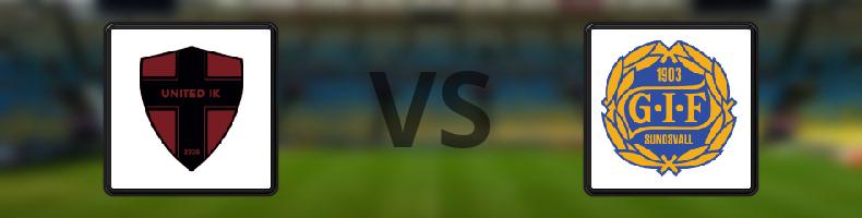 Nordic United - GIF Sundsvall odds, speltips, resultat i Superettan