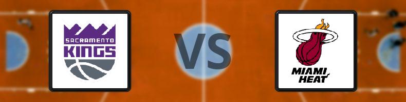 Sacramento Kings - Miami Heat odds, speltips, resultat i NBA