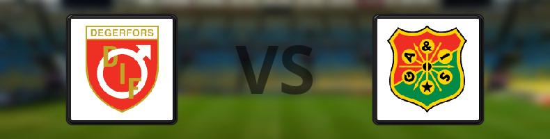 Degerfors IF - GAIS odds, speltips, resultat i Allsvenskan