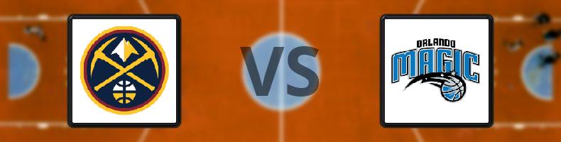 Denver Nuggets - Orlando Magic odds, speltips, resultat i NBA