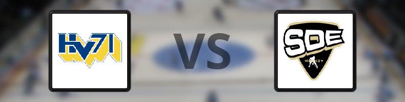 HV71 - SDE HF odds, speltips, resultat i SDHL