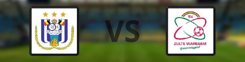 Anderlecht - Zulte-Waregem odds, speltips, resultat i Jupiler League