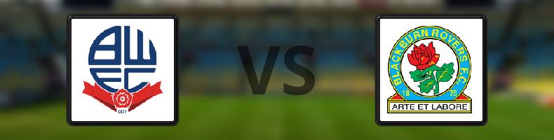 Bolton - Blackburn odds, speltips, resultat i EFL Championship