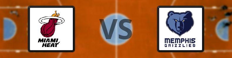 Miami Heat - Memphis Grizzlies odds, speltips, resultat i NBA