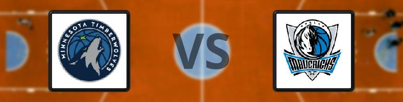Minnesota Timberwolves - Dallas Mavericks odds, speltips, resultat i NBA
