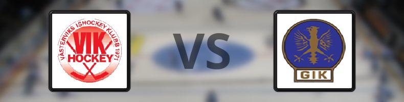 Västerviks IK - Grums IK Hockey odds, speltips, resultat i HockeyEttan
