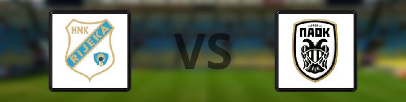 Rijeka - Paok odds, speltips, resultat i Europa League