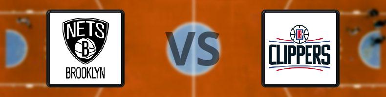 Brooklyn Nets - Los Angeles Clippers odds, speltips, resultat i NBA