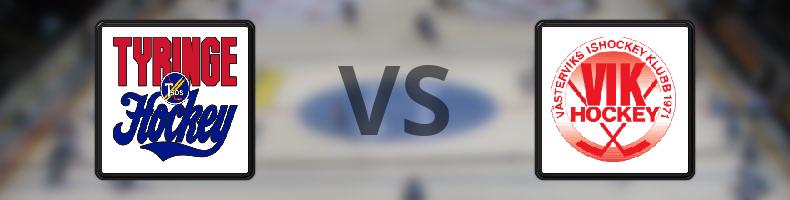 Tyringe SoSS - Västerviks IK odds, speltips, resultat i HockeyEttan