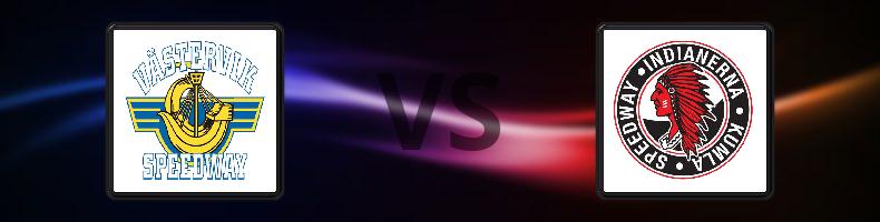 Västervik - Indianerna odds, speltips, resultat i Elitserien Speedway