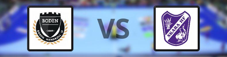 Boden Handboll IF - Skara HF odds, speltips, resultat i Handbollsligan damer