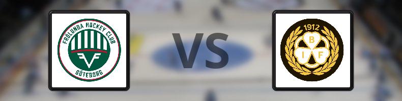 Frölunda HC - Brynäs IF odds, speltips, resultat i SDHL