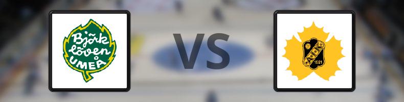 Björklöven - Skellefteå odds, speltips, resultat i SHL