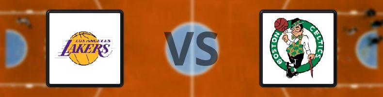 Los Angeles Lakers - Boston Celtics odds, speltips, resultat i NBA
