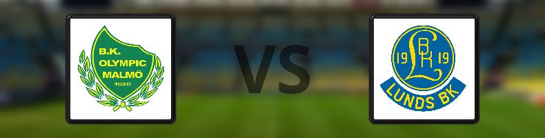 BK Olympic - Lunds BK odds, speltips, resultat i Division 1