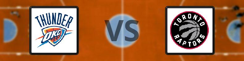 Oklahoma City Thunder - Toronto Raptors odds, speltips, resultat i NBA
