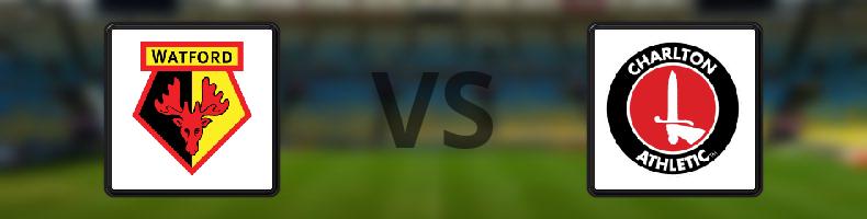 Watford - Charlton odds, speltips, resultat i EFL Championship