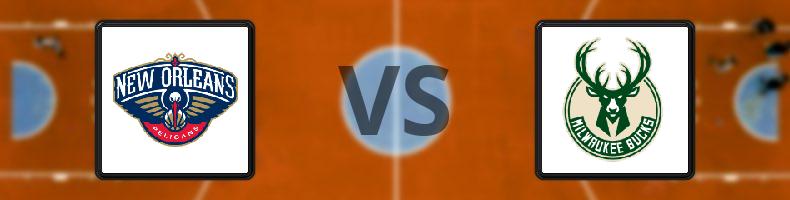 New Orleans Pelicans - Milwaukee Bucks odds, speltips, resultat i NBA