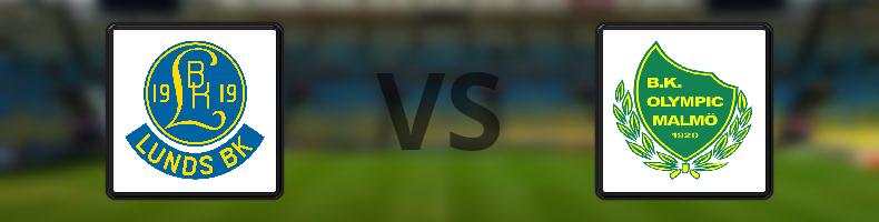 Lunds BK - BK Olympic odds, speltips, resultat i Division 1