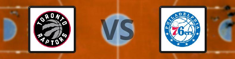 Toronto Raptors - Philadelphia 76ers odds, speltips, resultat i NBA