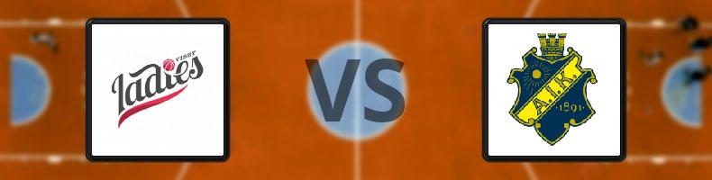 Visby - AIK Basket Dam odds, speltips, resultat i Basketligan damer