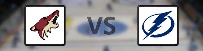 Arizona Coyotes - Tampa Bay Lightning odds, speltips, resultat i NHL