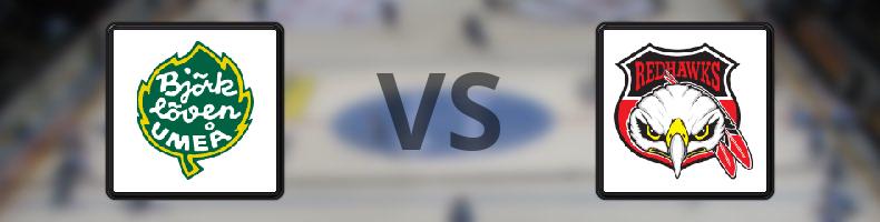 Björklöven - Malmö Redhawks odds, speltips, resultat i SHL