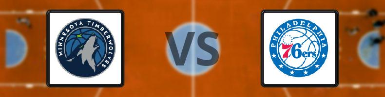 Minnesota Timberwolves - Philadelphia 76ers odds, speltips, resultat i NBA