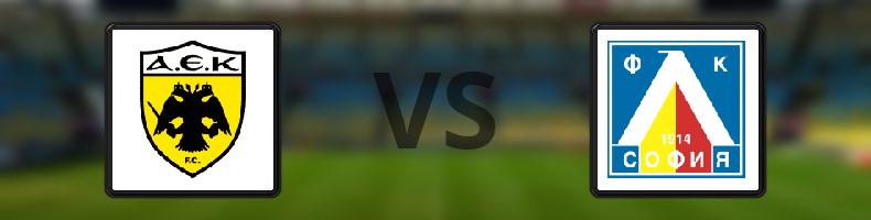 AEK Aten - Levski Sofia odds, speltips, resultat i Champions League