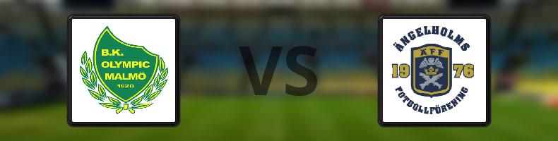 BK Olympic - Ängelholms FF odds, speltips, resultat i Division 1