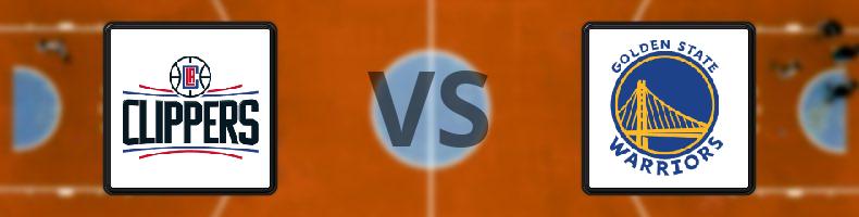 Los Angeles Clippers - Golden State Warriors odds, speltips, resultat i NBA