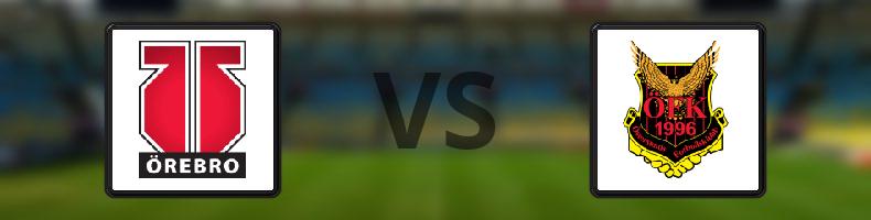 Örebro - Östersunds FK odds, speltips, resultat i Superettan