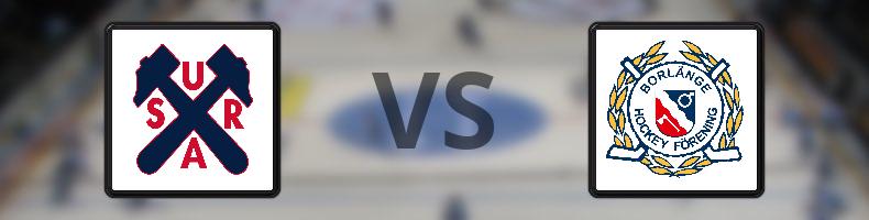 Surahammars IF - Borlänge HF odds, speltips, resultat i HockeyEttan