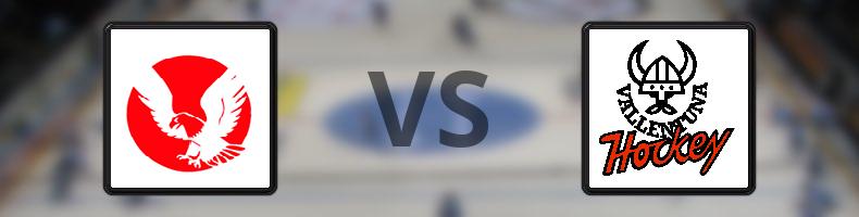 Kalix Ungdoms HC - IF Vallentuna BK odds, speltips, resultat i HockeyEttan