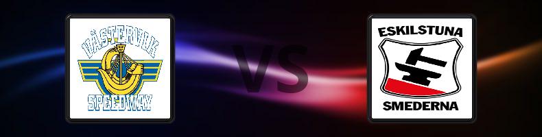 Västervik - Eskilstuna Smederna odds, speltips, resultat i Elitserien Speedway