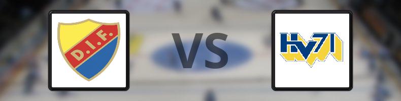 Djurgårdens IF - HV71 odds, speltips, resultat i SDHL