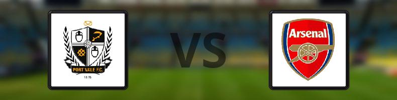 Port Vale - Arsenal odds, speltips, resultat i Engelska Ligacupen