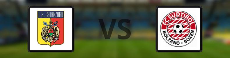 Catanzaro - Südtirol odds, speltips, resultat i Coppa Italia