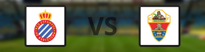 Espanyol - Elche odds, speltips, resultat i La Liga