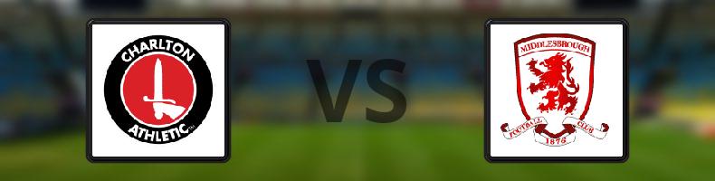 Charlton - Middlesbrough odds, speltips, resultat i EFL Championship