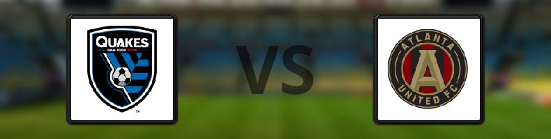 San Jose Earthquakes - Atlanta United odds, speltips, resultat i MLS