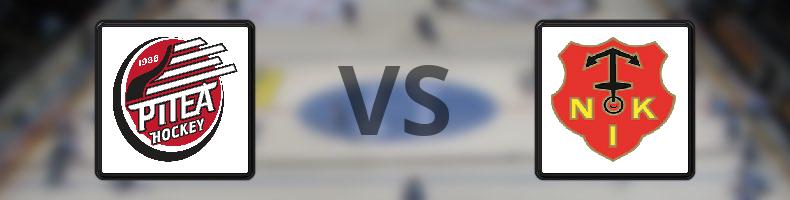 Piteå HC - Norrtälje IK odds, speltips, resultat i HockeyEttan