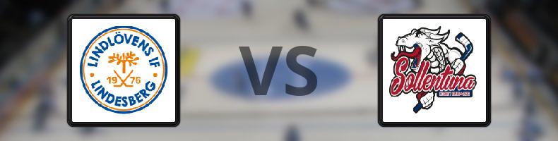 Lindlövens IF - Sollentuna HC odds, speltips, resultat i HockeyEttan