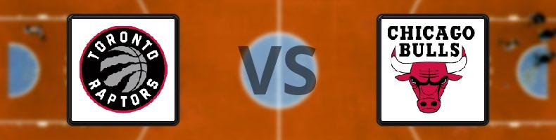 Toronto Raptors - Chicago Bulls odds, speltips, resultat i NBA