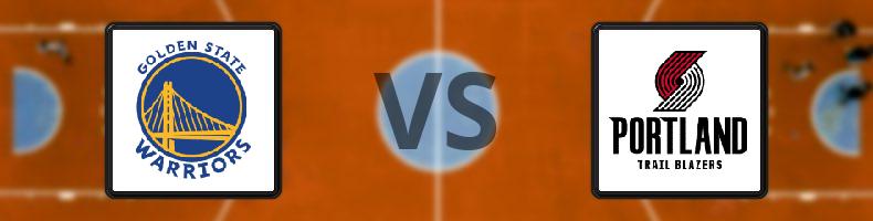 Golden State Warriors - Portland Trail Blazers odds, speltips, resultat i NBA