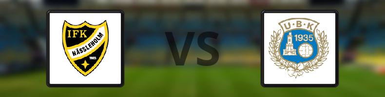 Hässleholms IF - Utsiktens BK odds, speltips, resultat i Division 1