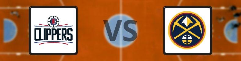 Los Angeles Clippers - Denver Nuggets odds, speltips, resultat i NBA